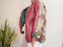 Carica l'immagine nel visualizzatore di Gallery, SHORT KIMONO SILK 7