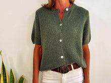 Charger l'image dans la galerie, INGRID ALPACA MANGA CORTA - MILITARY GREEN