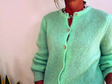 Charger l'image dans la galerie, ANAÏS MOHAIR CARDIGAN - MINT