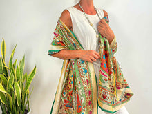 Cargar imagen en el visor de la galería, EMBROIDERY SILK SCARF 19