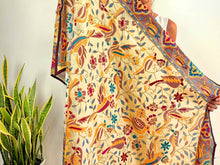 Carica l'immagine nel visualizzatore di Gallery, EMBROIDERY SILK SCARF 16