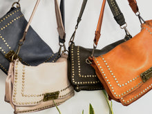 Charger l'image dans la galerie, STUD WASHED LEATHER BAG PIEDRA