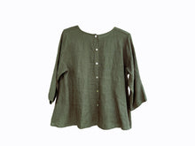 Carica l'immagine nel visualizzatore di Gallery, CAMISA LINO GREEN