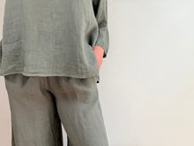 Charger l'image dans la galerie, PANTALON LINO GREEN