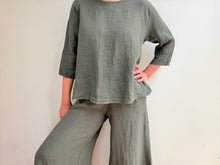 Charger l'image dans la galerie, PANTALON LINO GREEN