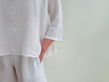 Lade das Bild in den Galerie-Viewer, WEISSE LEINENHOSE