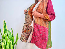 Lade das Bild in den Galerie-Viewer, LANGER KIMONO SEIDE 6
