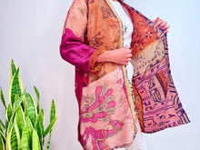 Lade das Bild in den Galerie-Viewer, LANGER KIMONO SEIDE 6