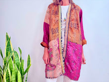 Lade das Bild in den Galerie-Viewer, LANGER KIMONO SEIDE 6