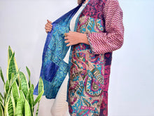 Lade das Bild in den Galerie-Viewer, LANGER KIMONO SEIDE 6