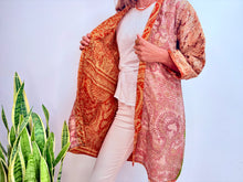 Lade das Bild in den Galerie-Viewer, LANGER KIMONO SEIDE 6