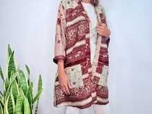 Lade das Bild in den Galerie-Viewer, LANGER KIMONO SEIDE 6