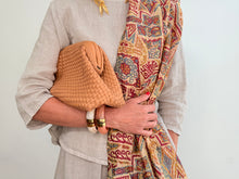 Load image into Gallery viewer, FLORENCIA CLUTCH BAG - CAMEL