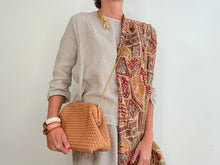 Load image into Gallery viewer, FLORENCIA CLUTCH BAG - CAMEL