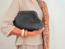 Load image into Gallery viewer, FLORENCIA CLUTCH BAG - BLACK