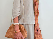 Load image into Gallery viewer, FLORENCIA CLUTCH BAG - CAMEL