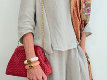 Load image into Gallery viewer, FLORENCIA CLUTCH BAG-RED