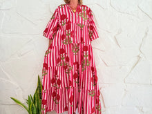 Load image into Gallery viewer, SAINT-TROPEZ - RED STRIPES DRESS