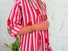 Load image into Gallery viewer, LA ROCHELLE DRESS - RED FLOWERS DRESS