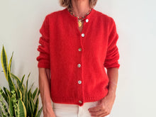 Carica l'immagine nel visualizzatore di Gallery, CAROLINE MOHAIR CARDIGAN - ORANGE