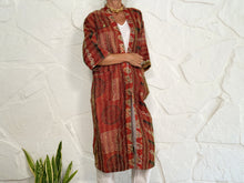 Lade das Bild in den Galerie-Viewer, LANGER KIMONO SEIDE 46