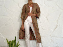 Lade das Bild in den Galerie-Viewer, LANGER KIMONO SEIDE 46