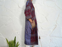 Lade das Bild in den Galerie-Viewer, LANGER KIMONO SEIDE 47