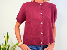 Cargar imagen en el visor de la galería, INGRID ALPACA MANGA CORTA  - BURGUNDY