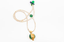 Load image into Gallery viewer, POMEGRANATE PEARL PENDANT - GREEN
