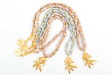 Cargar imagen en el visor de la galería, GOLDFISH SILK NECKLACE - BEIGE