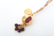 Cargar imagen en el visor de la galería, WRAP POMEGRANATE LONG NECKLACE - BURGUNDY