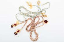 Cargar imagen en el visor de la galería, WRAP POMEGRANATE LONG NECKLACE - BURGUNDY