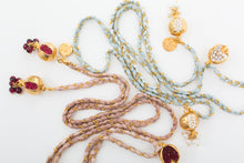 Cargar imagen en el visor de la galería, WRAP POMEGRANATE LONG NECKLACE - BURGUNDY