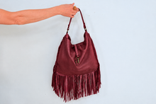 Charger l'image dans la galerie, FRINGE BAG -  burgundy
