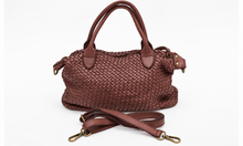 Charger l'image dans la galerie, BRAIDED LEATHER BAG CHOCO
