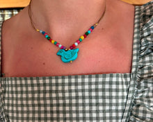 Cargar imagen en el visor de la galería, TURQUOISE DUCK NECKLACE
