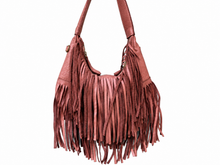 Cargar imagen en el visor de la galería, MINI FRINGE BAG - TOPO
