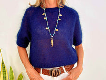 Lade das Bild in den Galerie-Viewer, MESH JUMPER KID MOHAIR NAVY
