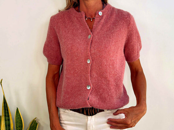 INGRID ALPACA MANGA CORTA -  PALE PINK