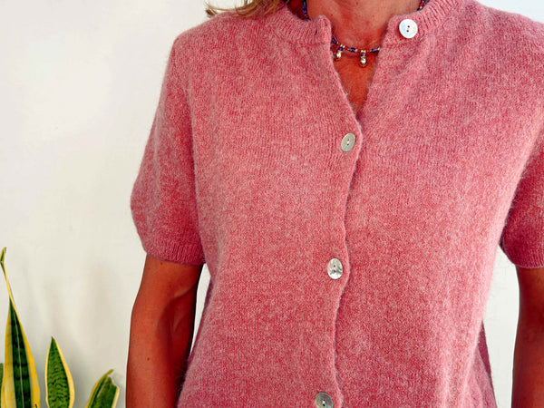INGRID ALPACA MANGA CORTA -  PALE PINK