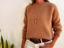 Charger l'image dans la galerie, EVA MOHAIR JUMPER - CAMEL
