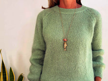 Charger l'image dans la galerie, EVA MOHAIR JUMPER -AQUA
