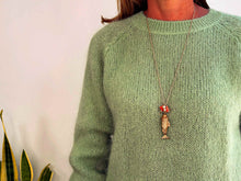 Charger l'image dans la galerie, EVA MOHAIR JUMPER -AQUA
