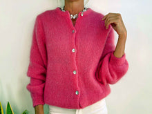 Charger l'image dans la galerie, ANAÏS MOHAIR CARDIGAN - PINK
