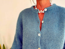 Charger l'image dans la galerie, ANAÏS MOHAIR CARDIGAN - TURQUOISE
