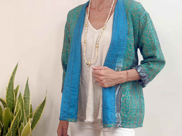 SHORT KIMONO SILK 22