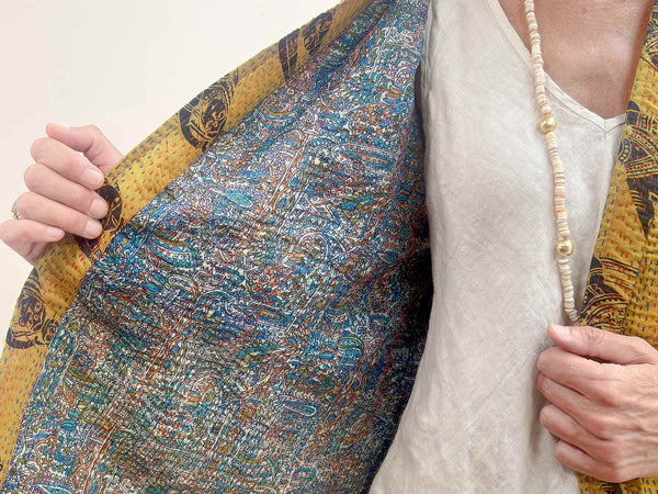 SHORT KIMONO SILK 28