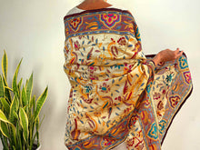 Load image into Gallery viewer, EMBROIDERY SILK SCARF 16
