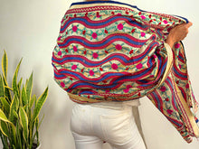 Load image into Gallery viewer, EMBROIDERY SILK SCARF 15
