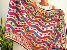 Load image into Gallery viewer, EMBROIDERY SILK SCARF 15
